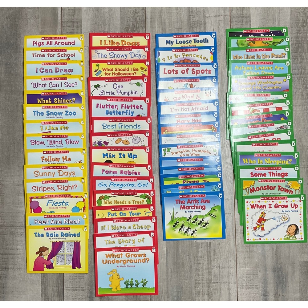 Scholastic Guided Science Readers Lot 59 Books Levels A B C D Early Literacy
